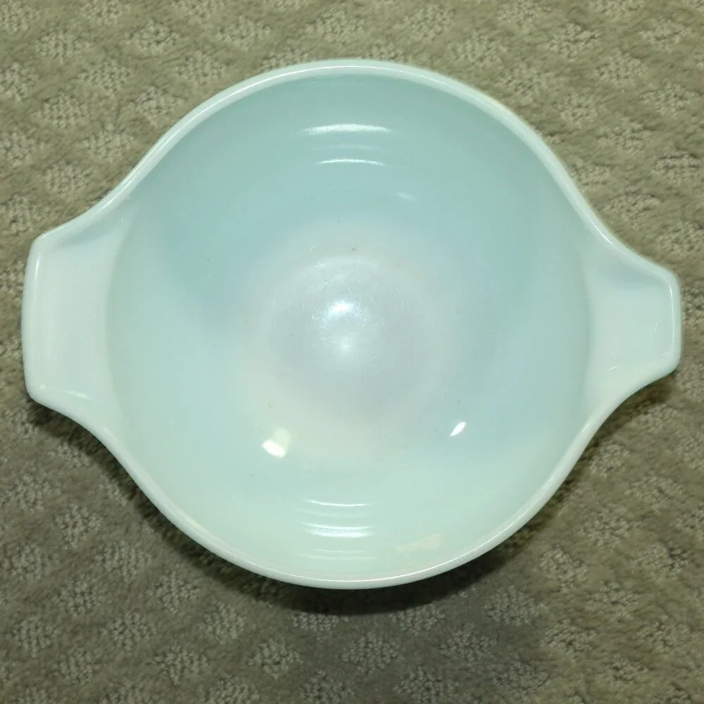 Vtg Pyrex Amish Butterprint Nesting Cinderella Mixing Bowls Set of 3 (442 - 444)